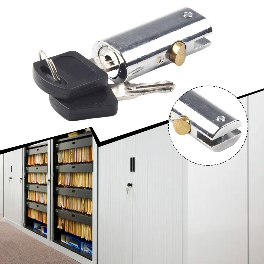 High Quality Brand New Cabinets Lock Cupboard Catch Silver Office Desk Lock Reliable Replacement Safety Lock Door Catch