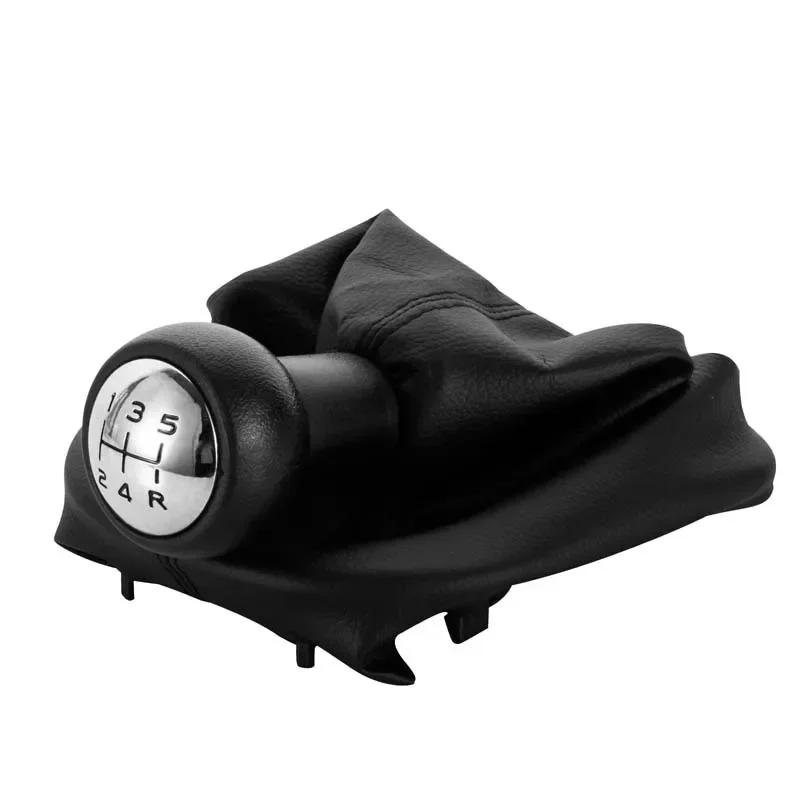 

5 Speed Gear Shift Knob Shifter Lever Stick Gaiter Boot PU Cover for Peugeot 206 207 307 CC Citroen C3/C5/Xsara Car Accessories чёрный