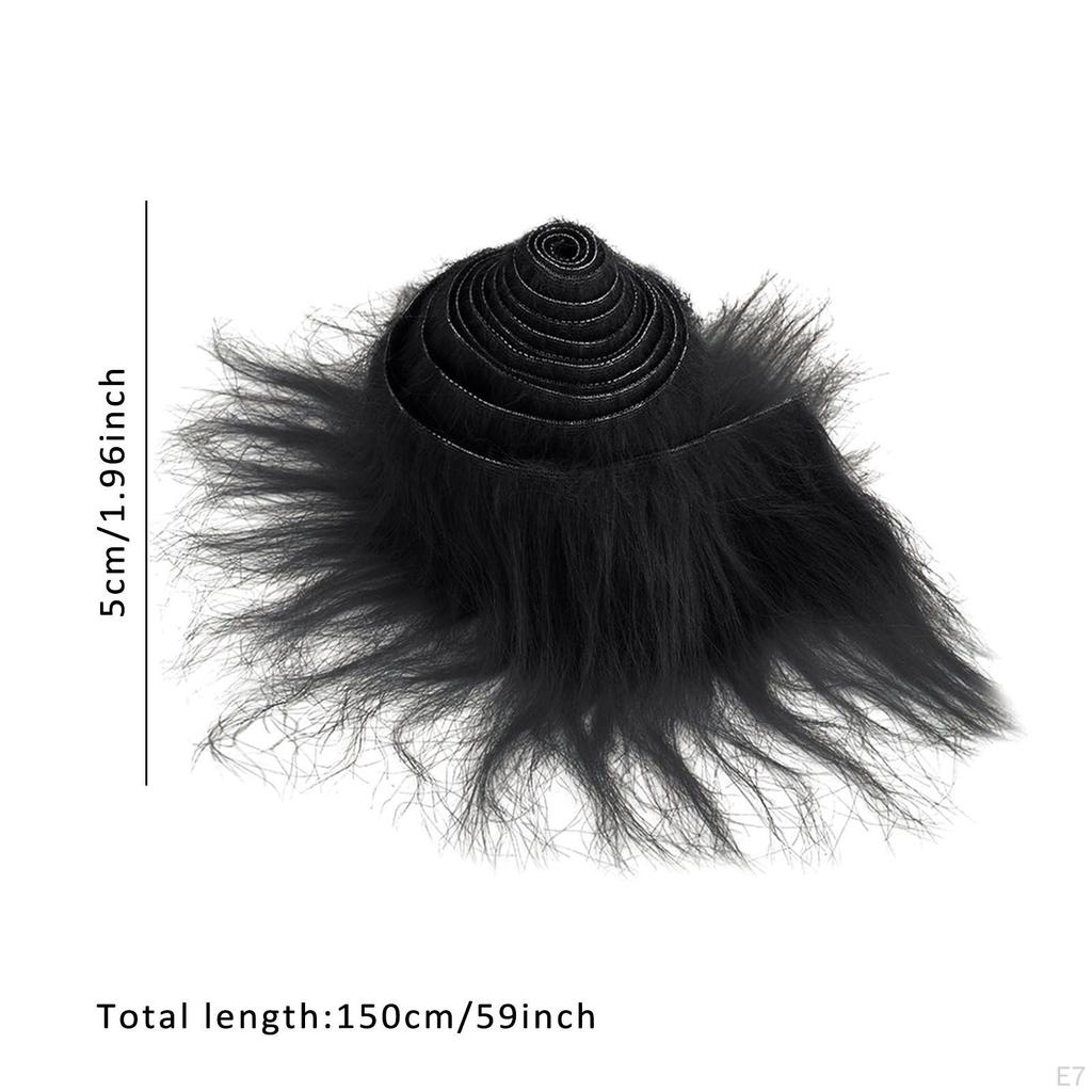 2 Pack Faux Shaggy for Toy Making And Festive Clothing Projects