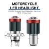 1PC 144SMD H4 P15D BA20D Motorcycle Headlight Bulbs White 12v LED Headlamp Fog Light Spotlight Play and Plug