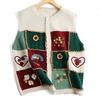 Spring and Autumn Women's Knitted Vest Women's Sleeveless Sweater