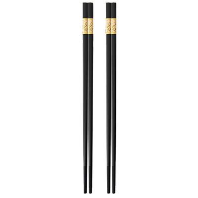 NHZHIW Black Alloy Chopsticks