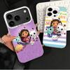 G-Gabbys Dollhouse Cartoon Shockproof Phone Case for iPhone 17 Air 16 16E 15 Pro Max 14 Plus 13 Mini 12 Back Cover Anti Fall Fun