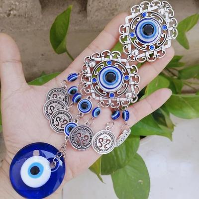 Turkish Blue Eye Pendant Blue Eye Decoration Pendant Wall-mounted Amulet Brings Luck Hanging Decoration Home Decoration Crafts