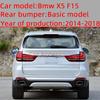For BMW X5 F15 Basic Model Front Rear Bumper Tow Hook Cover Cap Hauling Shell Lid 2014-2018#51117378591 51127378573 51127378574