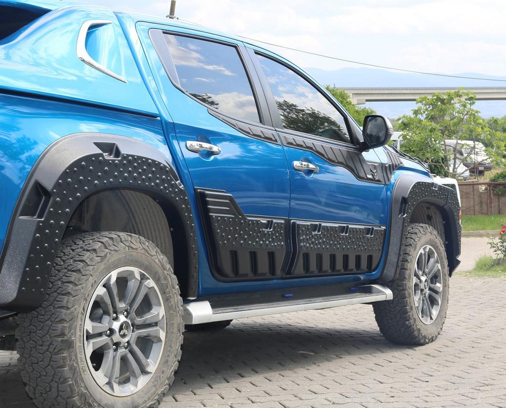 EuroCap Door Molding (6 Pcs, ABS) for Fiat Fullback 2016-