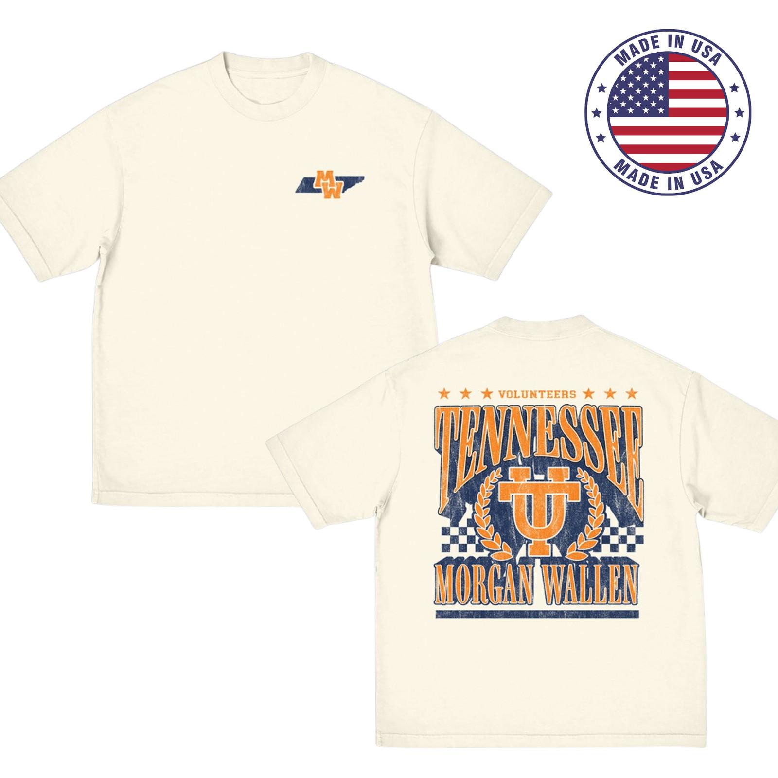 Morgan Wallen x UT Ivory T-Shirt Unisex Cotton All Sizes Reprint XL