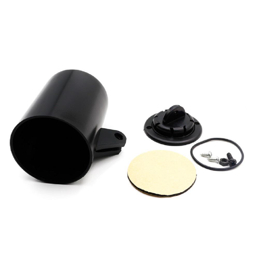 2-inch (52mm) Black Carbon Pattern Car Instrument Cup Holder