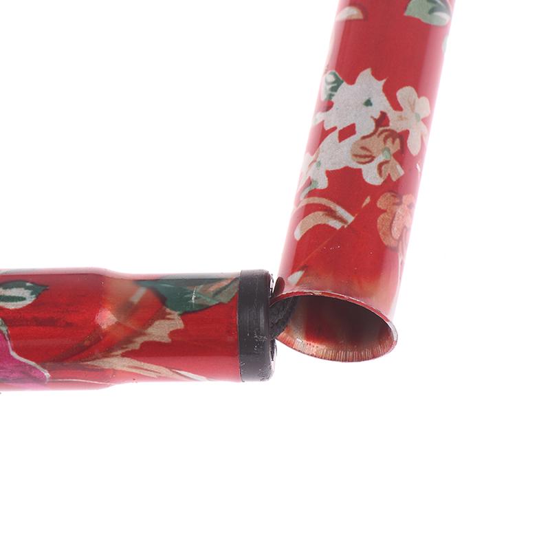 1Pc Aluminum Alloy Five-Section Folding Cane T Handlebar Safety Walking Stick