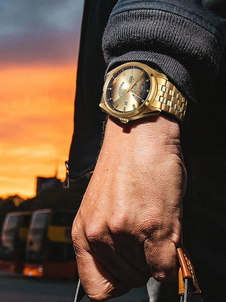 Orient Automatic Mechanical Watch with Stainless Steel Dial RA-BA0001G10B