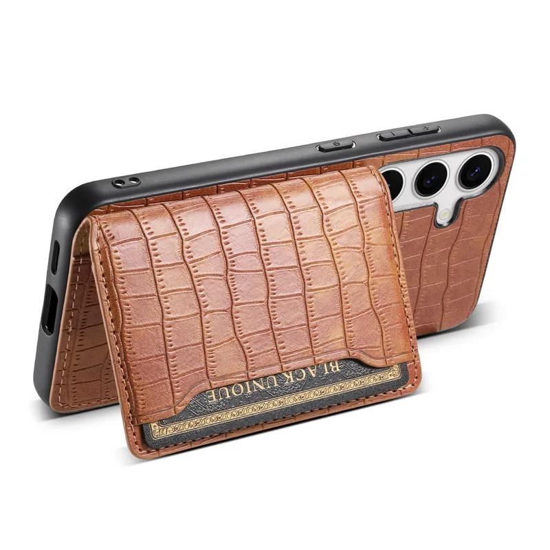 EUCAGR Crocodile Pattern Case Coque For Samsung A14 A23 A24 A34 A53 A54 A51 A52 A31 A70 A13 A32 A33 A22 A20 A15 A25 A35 A55 5G