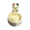 New Creative Cute Kitten Candle Candlestick Cartoon Cat Aromatherapy Candle Holder Birthday Gift Ornament Halloween Decoration