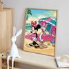 DIY Diamond Painting Minnie and Des Cross Stitch Kit Mosaic Art Diamond Painting Full Circle Diamond Home Decoration