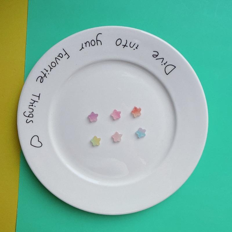 Handicrafts Sewn Products Heart-shaped Star Resin Corner Protectors - DIY Jewelry Bracelets, Earrings, Card Craft Scrapbook