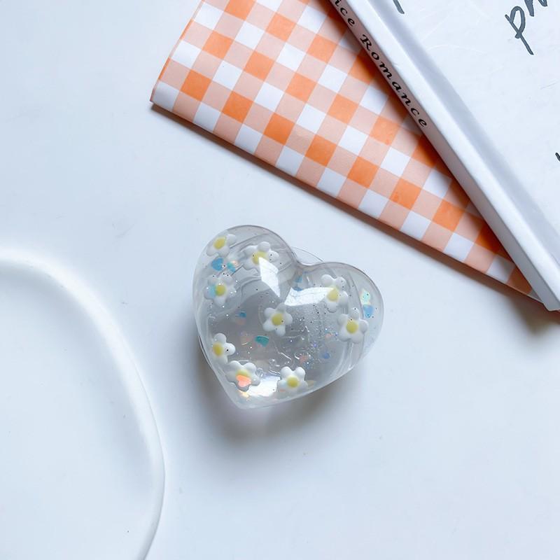 

Small Fresh Ins Wind Japanese Transparent Love Phone Stand Back Adhesive Airbag Scalable Desktop Drama God Tool Female