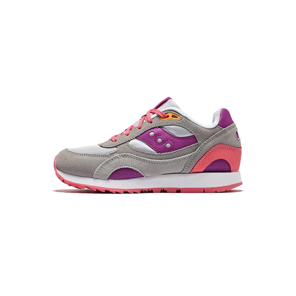 Saucony Shadow 6000 Casual Shoes Kids Sneakers Gray Pink SK167885