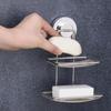 Heavy Duty Soap Tray Stainless Steel Bathroom Soap Dish Neat Storage Sponge Holder  Shower Room