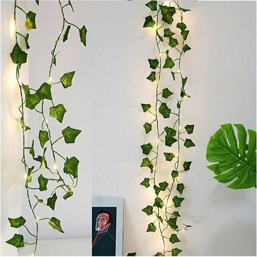 230 cm groer knstlicher Efeu mit dekorativen grnen Blttern und 3 m  feenhafter LED-Tageslichtfarbe  zu niedrigen Preisen im Onlineshop Joom  kaufen