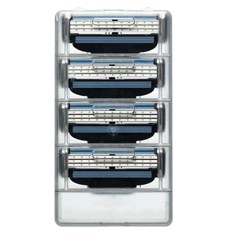 Men'S Shaving Blades 3-Layer Razor Blade Manual Razor Compatible With Razor Machine