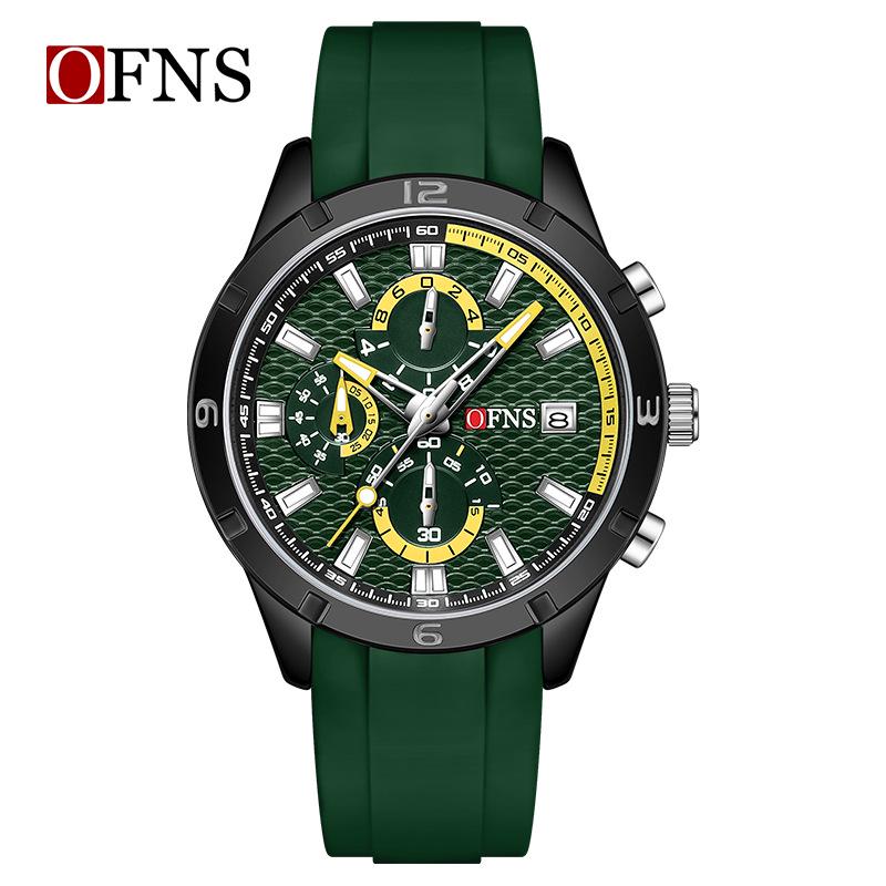 Trendy Men's Quartz Waterproof Watch with Calendar