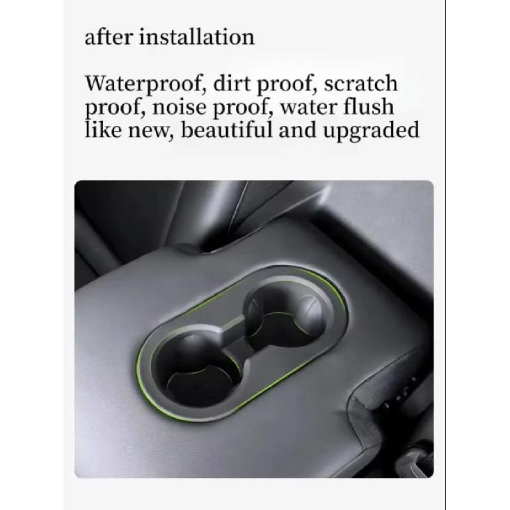 Suitable for Tesla Model Y Juniper 2026 Model Year Rear Armrest Cup Holder Car Accessories