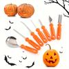 Halloween Pumpkin Carving Tools Set, 1 Set Stainless Steel Carving Knives, Multi functional Fruit Vegetable Sculpting DIY Kit for Halloween Decoration