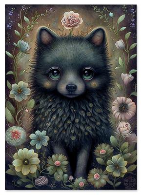 Poster for a Child Children's Pictures Wolf