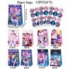 Demon Hunter K-POP Birthday Party Set: Paper Plates, Cups, Tableware, Banner, Flags