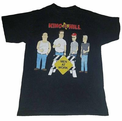 King of the Hill Men At Work Shirt Funny Black Unisex S-5XL UU243 Unisex T-Shirt