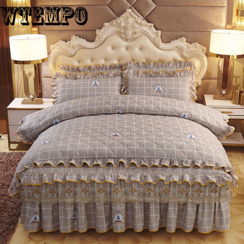 Quilt cover, bed pillowcase, noble European embroidery, jacquard, cotton, four-piece bedding