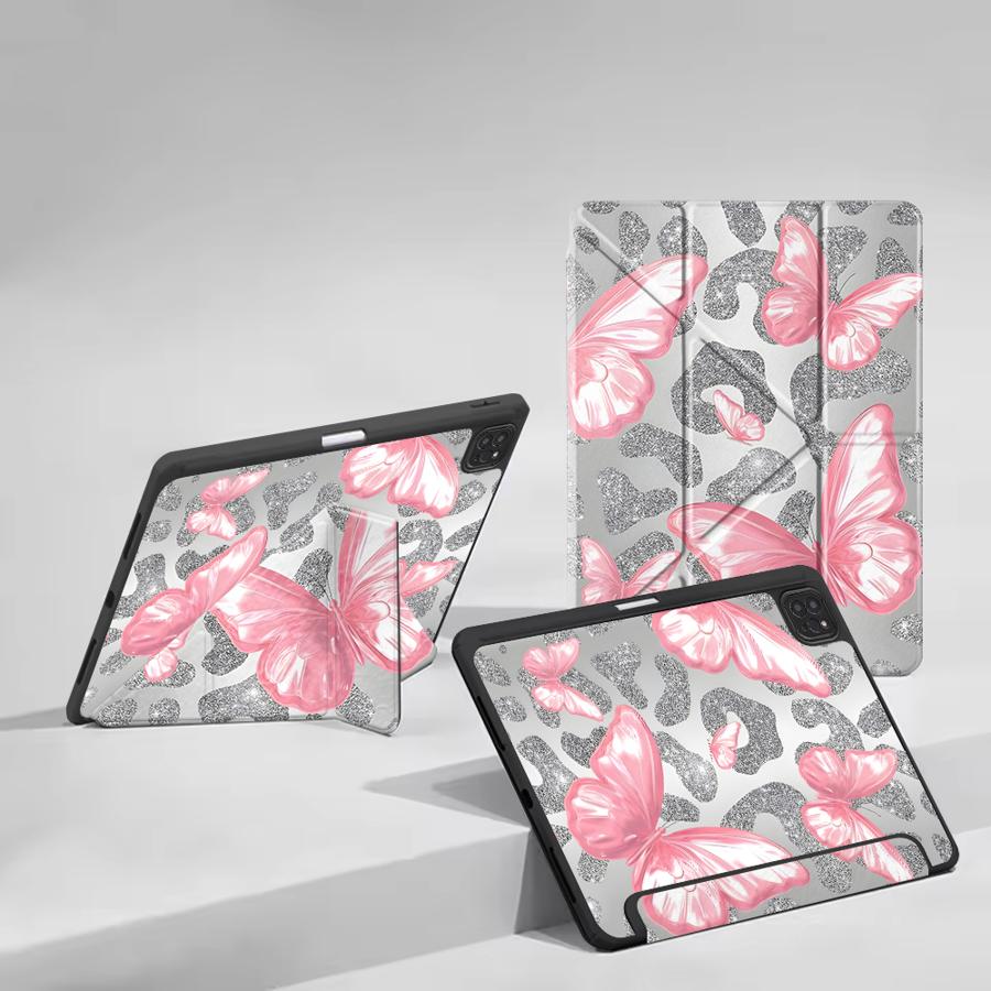 Tablet Case For iPad Pro 11th 10th 9th 8th 7th 12.9inch Pro 2025 Air 4 5 M3 M2 1 2 M4 11inch Mini 6 7 Holder Cover Leopard