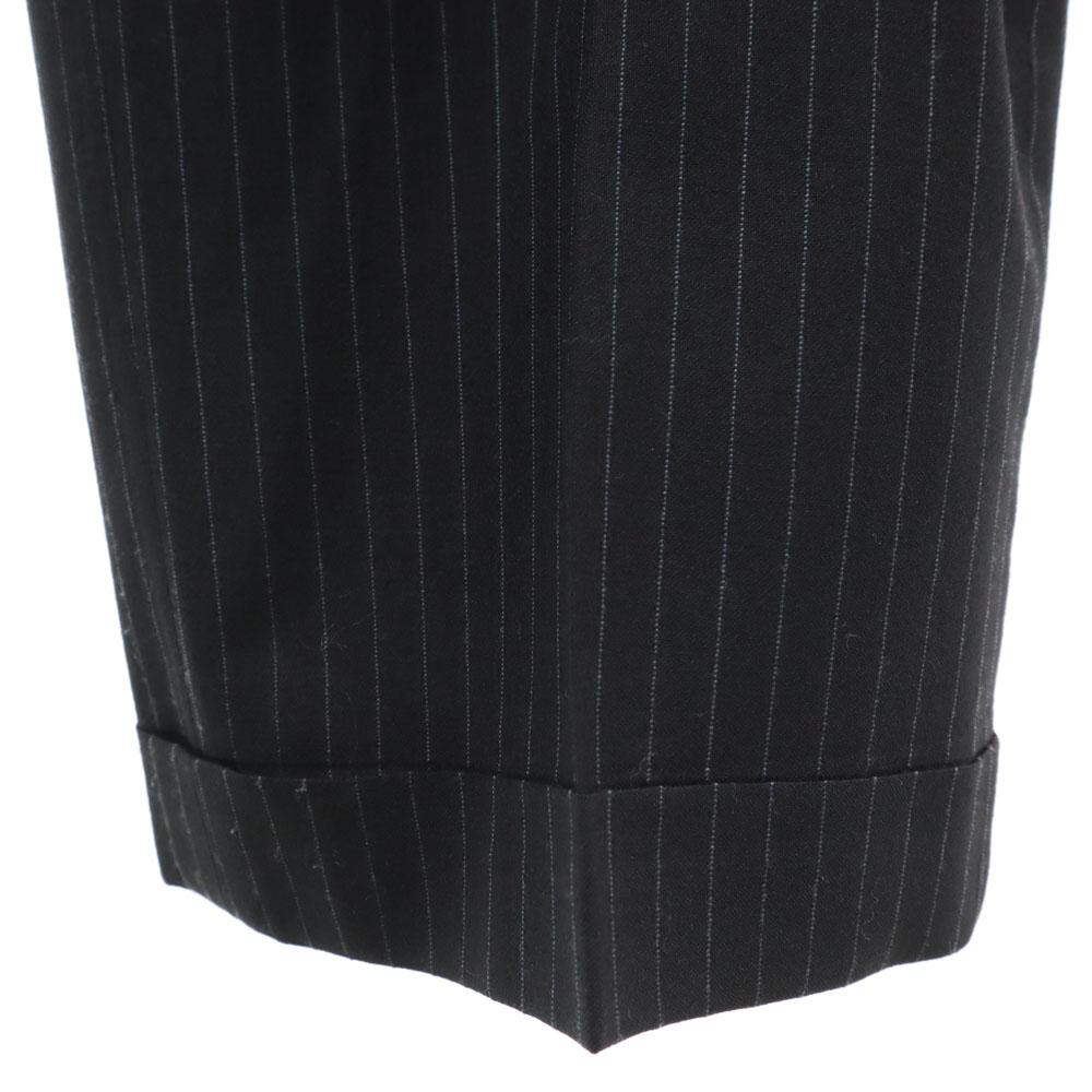 Polo by Ralph Lauren Made in Spain Pinstripe suit Setup 40 Charcoal black Men's Used
