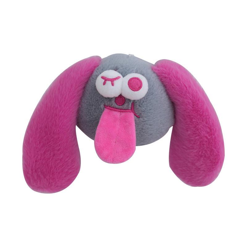 Adorable Monster Plush Keychain Cute Cartoon Dog Bag Charm Fluffy 15cm Doll