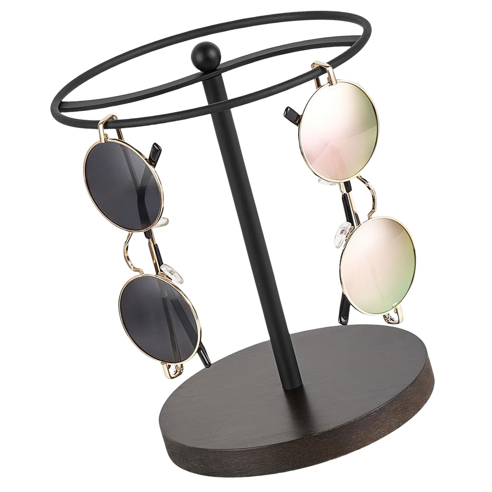 

Подставка для солнцезащитных очков, органайзер для очков золотого/черного цвета, стильный держатель для очков для любой обстановки чёрный