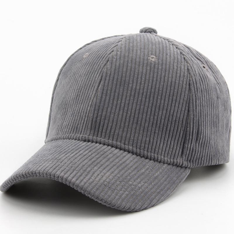 New Corduroy Baseball Cap For Women Men'S Fashion Snapback Autumn Winter Hip Hop Caps Casual Vintage Brand Hats Unisex