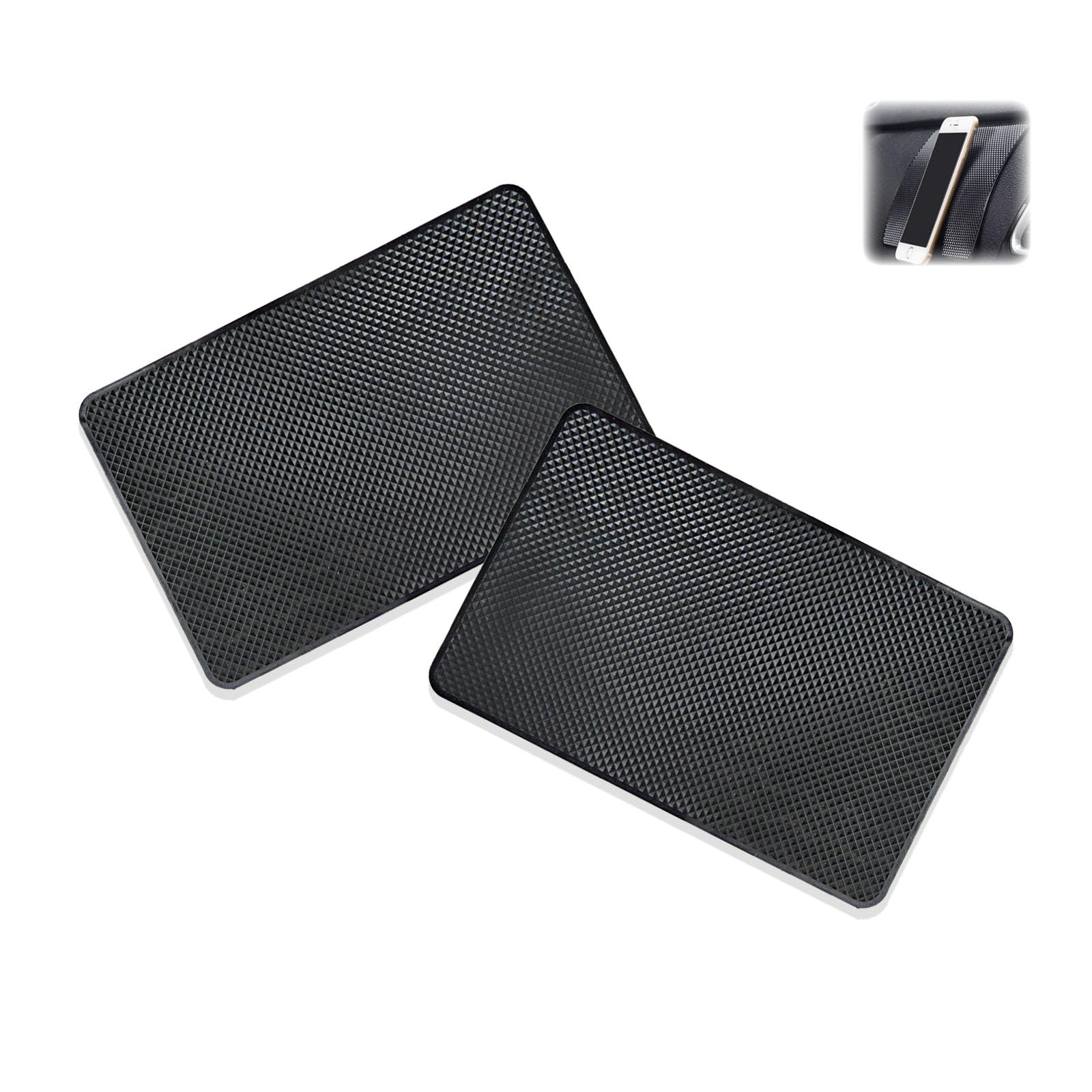 

Mirhua Mobile Phone Car Anti-Slip Sheet, Super Strong Anti-Slip Mat for Wallet, 10.6 x