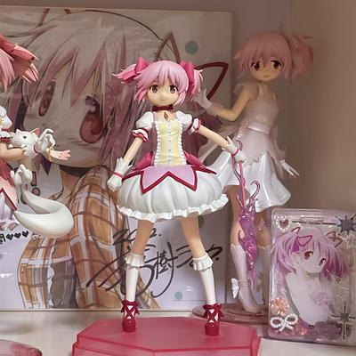 17-18CM Puella Magi Madoka Magica Aniem Figure Kaname Madoka Magic Girl PVC Anime Action Figures Anime Cartoon Model Toy Gift
