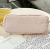 Korean Style Solid Color Cute Square Pencil Case - Large Capacity for Students