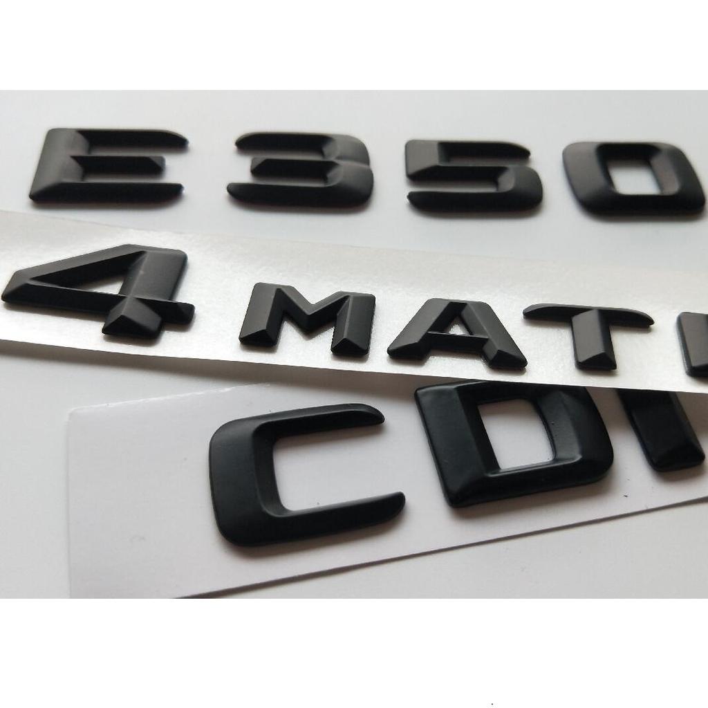 3D Matt Black Trunk Letters Emblems Badges Sticker for Mercedes Benz GLC43 GLC63 V8 V12 BITURBO AMG 4MATIC