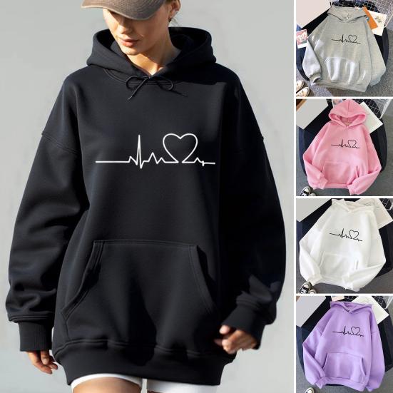 Women's Oversized Hoodies Casual Drawstring Hooded Sweatshirts Long Sleeve Pullover Top Fall