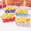 Bulk Disposable Christmas Snacks Boxes Paper Trays For Holiday Parties Paper Structure Festival Decoration