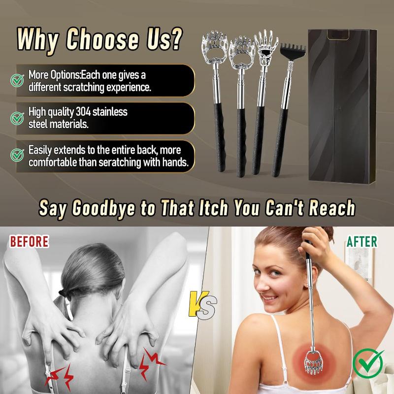 2pc Dog Cleaning & Massage Brush with Ergonomic Paw-Shaped Handle – Stainless Steel Back Scratcher & Pet Grooming Tool, Portable