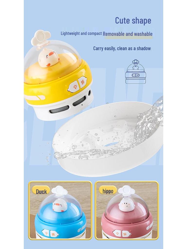 Wireless Desktop Vacuum Cleaner & Night Light for Crumbs - Ideal for Children and Students