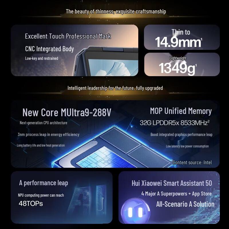 HP OmniBook Ultra 14-inch 2-in-1 OLED Laptop (CN version)