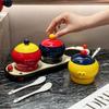 ZISIZ Ceramic Spice Jar Set