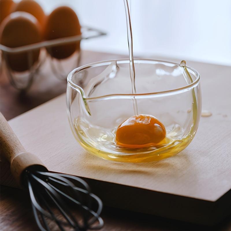 Przezroczysta Szklana Miska do Pieczenia Jajek Japońska Miseczka do Herbaty Matcha Miska na Owoce Jogurt Sałatkę Warzywną Zastawa Stołowa