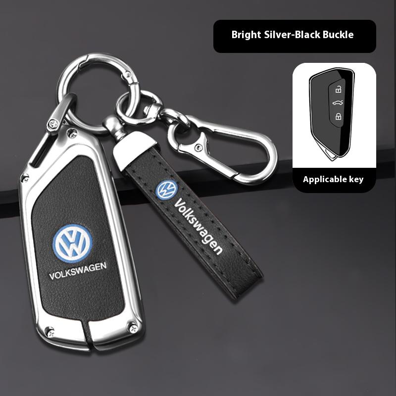For Volkswagen VW GTD Magotan Golf 8 MK8 ID.3 ID.4 ID.6 Accessorie Car TPU Zinc Alloy Key Case Bag Car Key Chain Metal Key Shell