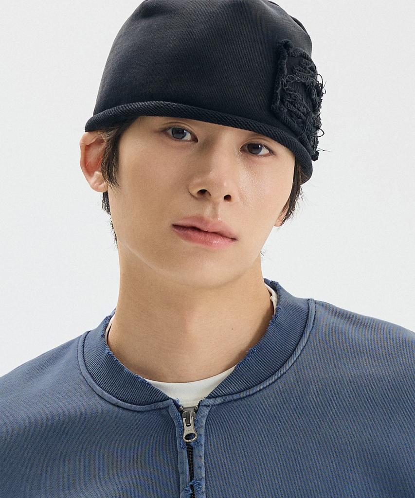 Matile Destroyed Vtg Washed Beanie / Black