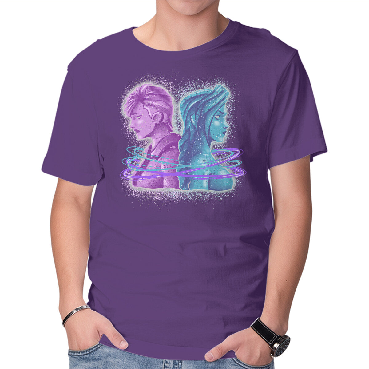 Unisex Crew Neck T-Shirt Sister Or Enemies Graphic Short Sleeve Casual Tee XL