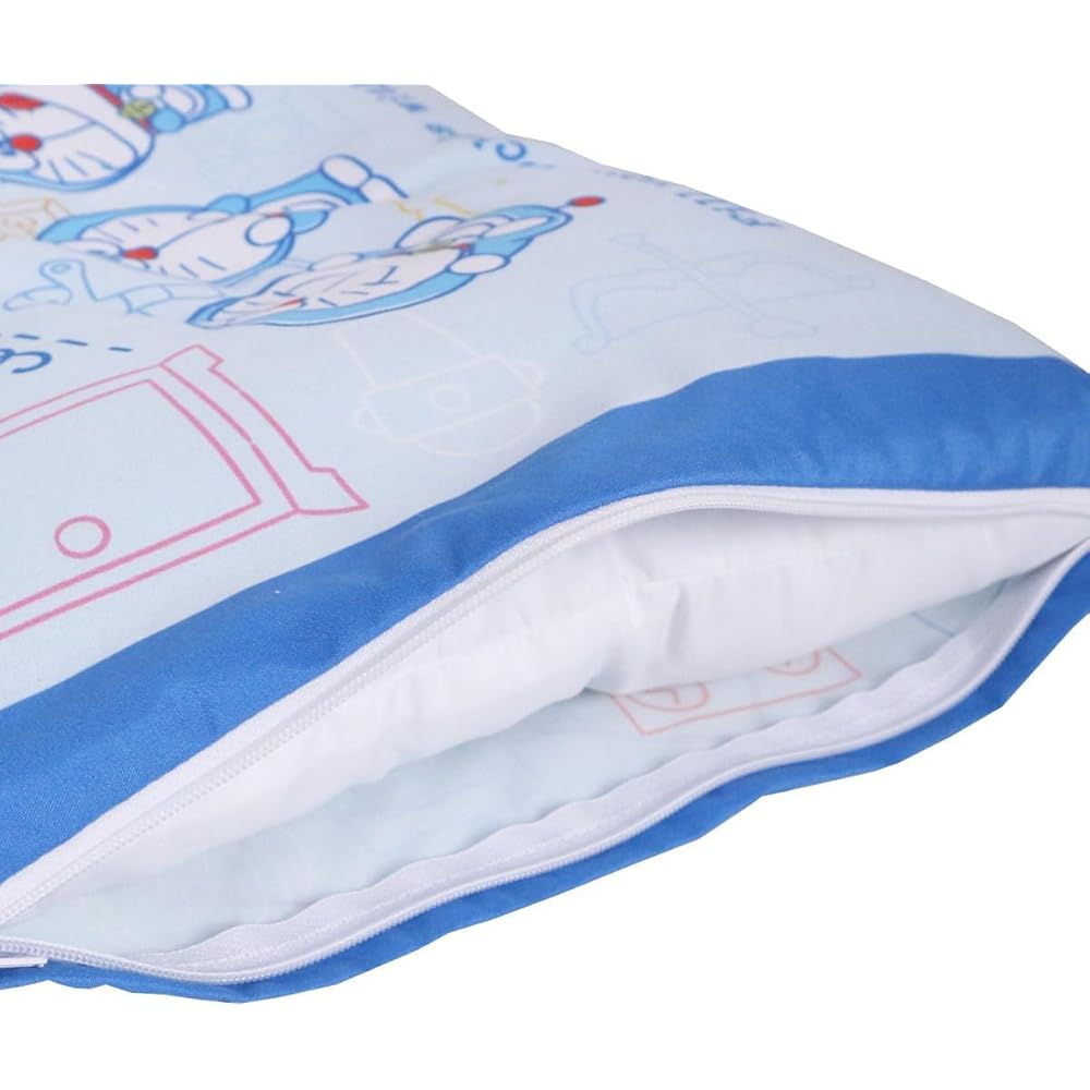 Marushin Junior Pillow "I'm Doraemon" Doraemon Exciting Tool Kids' Pillow for Children, School Entrance Goods, School Entrance Preparation, Preschool,